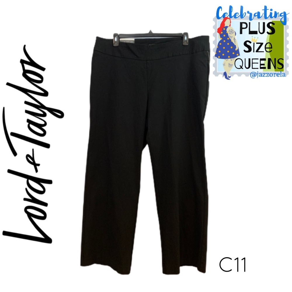 NWT L&T Black “Taylor Wide Leg” (C11)